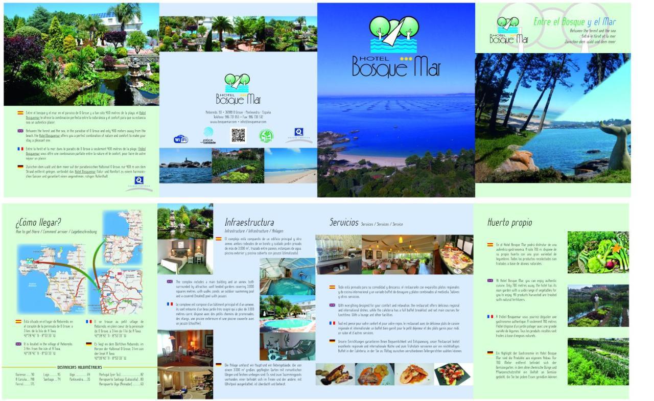 Hotel Spa Bosque Mar Reboredo Buitenkant foto
